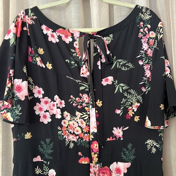 Julia Jordan floral faux wrap dress, 16 - Picture 6 of 7